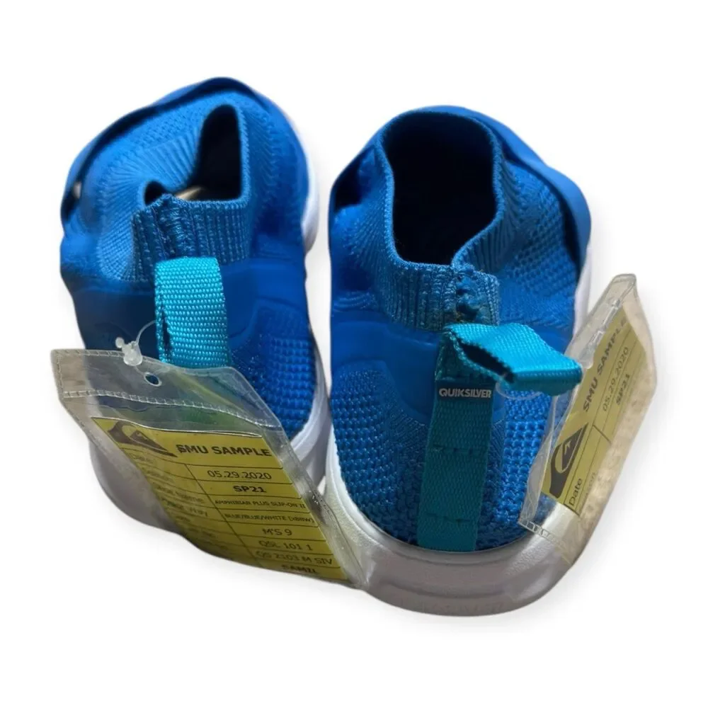 Vans‎ Blue Amphibian Plus Slip-On Shoes Mens Size 9 Rare Retro